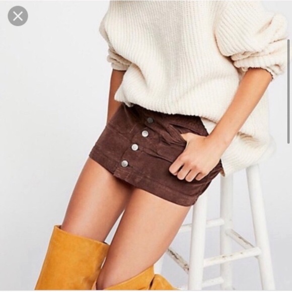 Free People Dresses & Skirts - Free People Corduroy Skirt